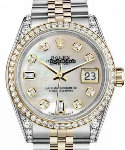 Marvellous Replica Rolex Datejust 16013 Automatic Movement 36mm Gold/steel Case Mens/unisex Watch