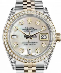 Popular Replica Rolex Lady-datejust 68274 Automatic Movement 31mm Gold/steel Case Womens Watch