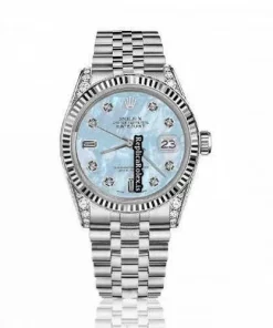 Cheap Fake Rolex Datejust 16030 Automatic Movement 36mm Steel Case Mens/unisex Watch