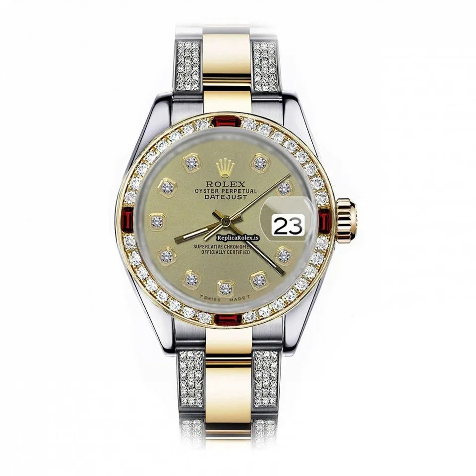 Awesome Fakes Rolex Datejust 16013 Automatic Movement 36mm Gold/steel Case Mens/unisex Watch