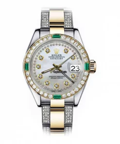 Reliable Replica Rolex Lady-datejust 68273 Automatic Movement 31mm Gold/steel Case Womens Watch