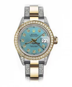 Incredible Fake Rolex Lady-datejust 69173 Automatic Movement 26mm Gold/steel Case Womens Watch