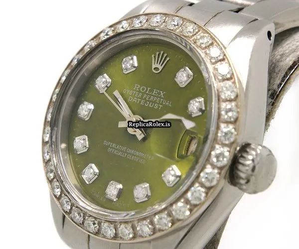Well Made Fake Rolex Lady-datejust 6917 Automatic Movement Watch - Image 3