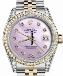 Epic Replica Rolex Lady-datejust 69173 Automatic Movement 26mm Gold/steel Case Womens Watch