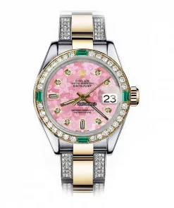 Lovely Fake Rolex Datejust 16013 Automatic Movement 36mm Gold/steel Case Mens/unisex Watch