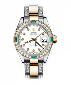 Distinctive Clone Rolex Datejust 16013 Automatic Movement 36mm Gold/steel Case Mens/unisex Watch