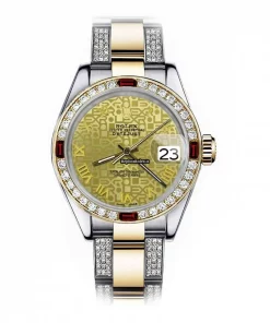 Terrific Replica Rolex Datejust 16013 Automatic Movement 36mm Gold/steel Case Mens/unisex Watch
