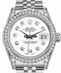 Offering Fake Rolex Lady-datejust 68274 Automatic Movement 31mm Steel Case Womens Watch