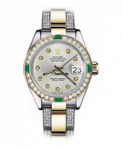 Superb Fake Rolex Lady-datejust 68273 Automatic Movement 31mm Gold/steel Case Womens Watch