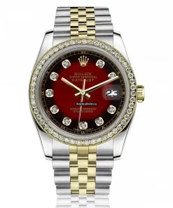 Quality Fake Rolex Lady-datejust 68274 Automatic Movement 31mm Gold/steel Case Womens Watch
