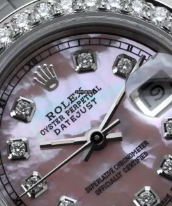 Fantastic Replica Rolex Oyster Perpetual Lady Date 69160 Automatic Movement 26mm Steel Case Womens Watch