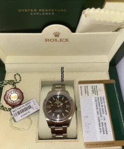 Terrific Replica Rolex Explorer 214270-0001 Automatic Movement 39mm Steel Case Mens/unisex Watch