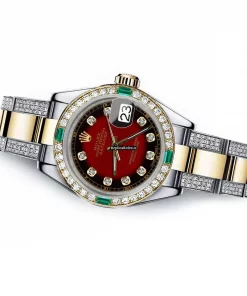 Marvellous Fake Rolex Lady-datejust 68273 Automatic Movement 31mm Gold/steel Case Womens Watch