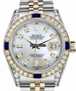 Amazing Replica Rolex Datejust 16013 Automatic Movement 36mm Gold/steel Case Mens/unisex Watch