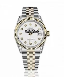 Wonderful Knockoff Rolex Lady-datejust 69173 Automatic Movement 26mm Gold/steel Case Womens Watch