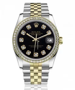 Wonderful Copy Rolex Datejust 16013 Automatic Movement 36mm Gold/steel Case Mens/unisex Watch