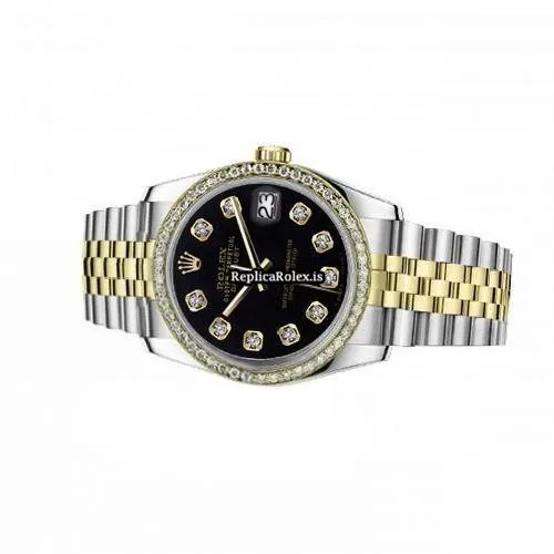 Wonderful Copy Rolex Datejust 16013 Automatic Movement 36mm Gold/steel Case Mens/unisex Watch - Image 3