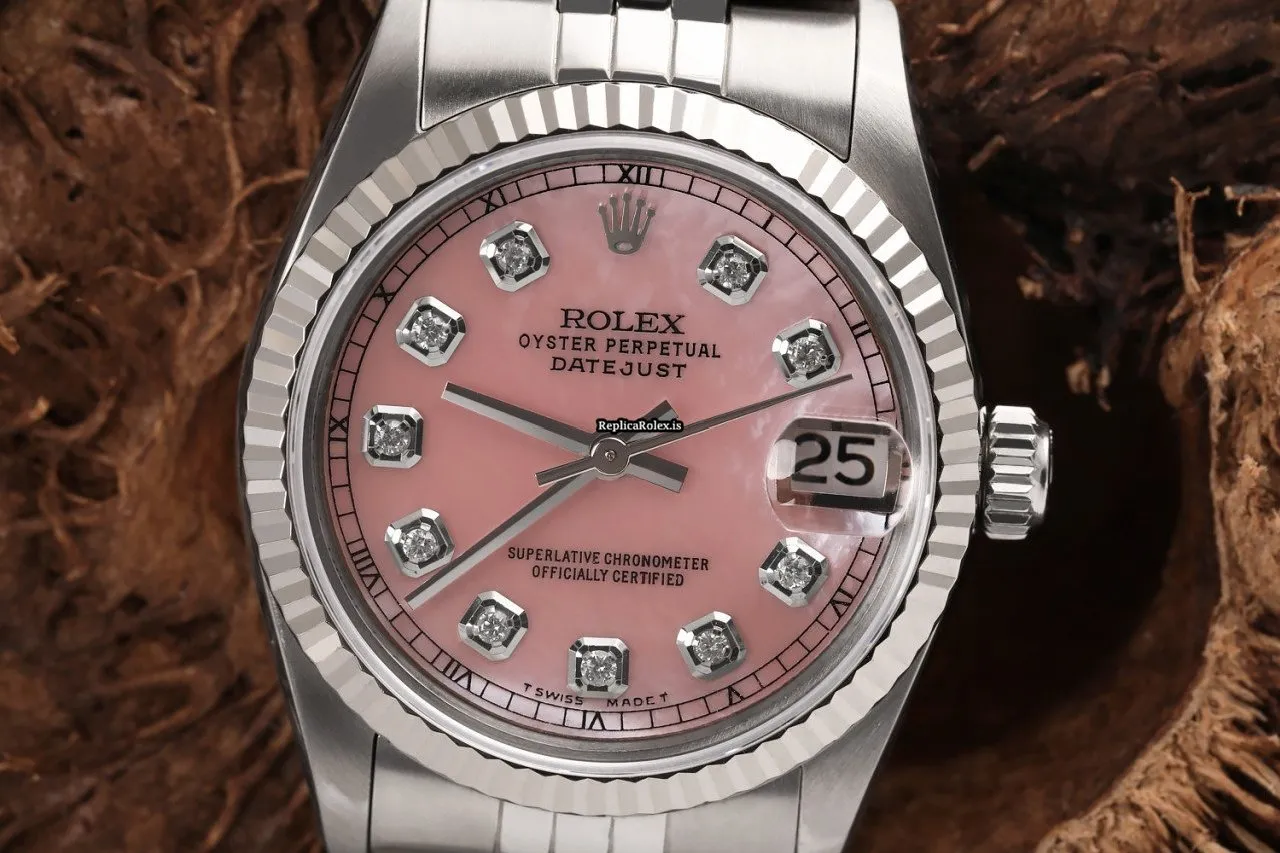Fabulous Fake Rolex Lady-datejust 68274 Automatic Movement 31mm Steel Case Womens Watch - Image 2