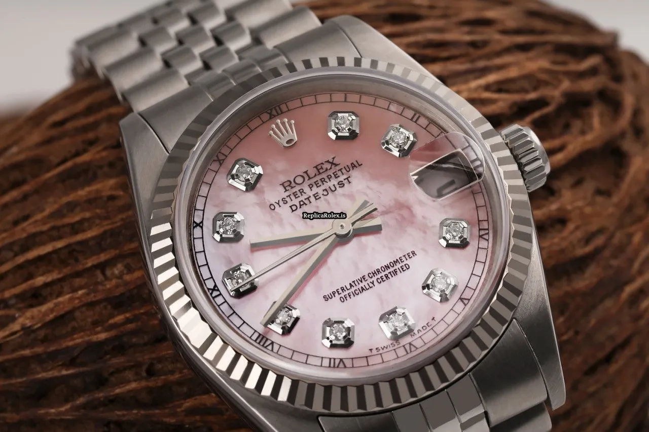 Fabulous Fake Rolex Lady-datejust 68274 Automatic Movement 31mm Steel Case Womens Watch - Image 4