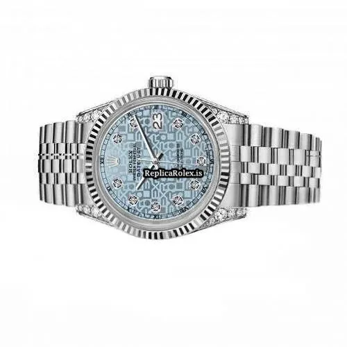 Reliable Fake Rolex Oyster Perpetual Lady Date 69160 Automatic Movement 26mm Steel Case Womens Watch - Image 3