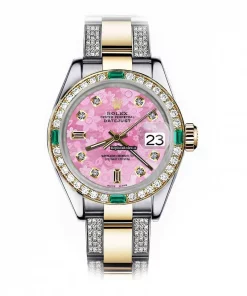 Terrific Fakes Rolex Datejust 16013 Automatic Movement 36mm Gold/steel Case Mens/unisex Watch