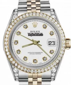 Discount Replica Rolex Lady-datejust 68274 Automatic Movement 31mm Gold/steel Case Womens Watch