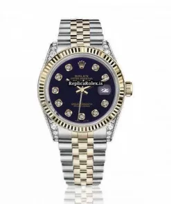 Affordable Knockoff Rolex Lady-datejust 68274 Automatic Movement 31mm Gold/steel Case Womens Watch