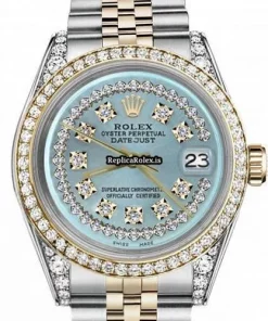 Distinctive Imitation Rolex Datejust 16013 Automatic Movement 36mm Gold/steel Case Mens/unisex Watch