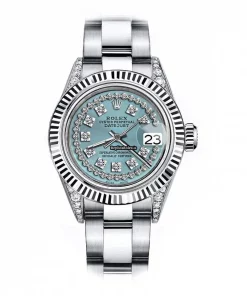 Amazing Replica Rolex Oyster Perpetual Lady Date 69160 Automatic Movement 26mm Steel Case Womens Watch