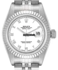 Great Copies Rolex Lady-datejust 69174-whtrj Caliber 2135 Automatic Movement 26mm Steel Case Womens Watch