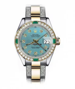 Excellent Replica Rolex Lady-datejust 69173 Automatic Movement 26mm Gold/steel Case Womens Watch