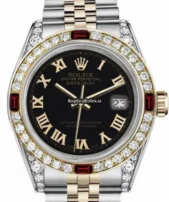 Mind-boggling Clone Rolex Lady-datejust 69173 Automatic Movement 26mm Gold/steel Case Womens Watch