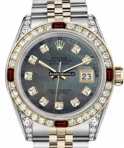 High Quality Replica Rolex Lady-datejust 69173 Automatic Movement 26mm Gold/steel Case Womens Watch