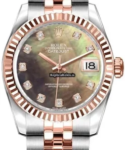 Unique Replica Rolex Lady-datejust 179171-bmopdj Caliber 2235 Automatic Movement 26mm Steel Case Womens Watch