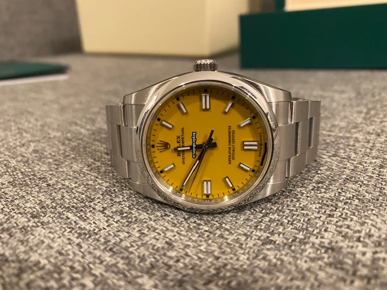 Swiss Fake Rolex Oyster Perpetual 36 126000 Caliber 3230 Automatic Movement 36mm Steel Case Mens/unisex Watch - Image 5