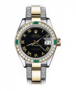 Unique Replicas Rolex Datejust 16013 Automatic Movement 36mm Gold/steel Case Mens/unisex Watch