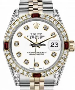 Great Replica Rolex Lady-datejust 69173 Automatic Movement 31mm Gold/steel Case Womens Watch