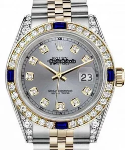 Inexpensive Replica Rolex Lady-datejust 69173 Automatic Movement 26mm Gold/steel Case Womens Watch