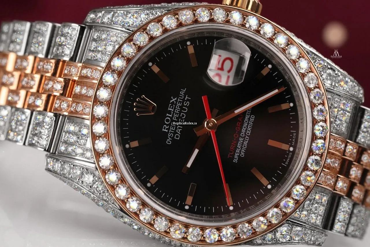 Special Fakes Rolex Datejust Turn-o-graph 116261 Automatic Movement 36mm Gold/steel Case Mens/unisex Watch - Image 3