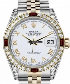 Ideal Fake Rolex Lady-datejust 69173 Automatic Movement 26mm Gold/steel Case Womens Watch