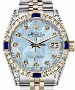Fantastic Fake Rolex Lady-datejust 69173 Automatic Movement 26mm Gold/steel Case Womens Watch