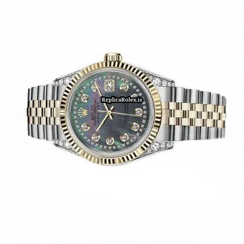 Fantastic Knockoff Rolex Lady-datejust 68274 Automatic Movement 31mm Gold/steel Case Womens Watch - Image 3