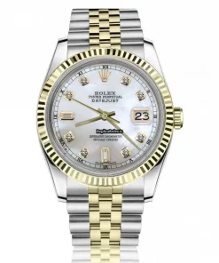 Fine Fake Rolex Lady-datejust 69173 Automatic Movement 26mm Gold/steel Case Womens Watch