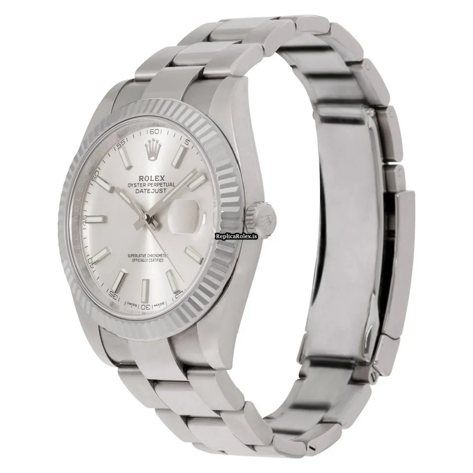 Suitable Fake Rolex Datejust II 126334 Automatic Movement 41mm Steel Case Mens/unisex Watch - Image 2