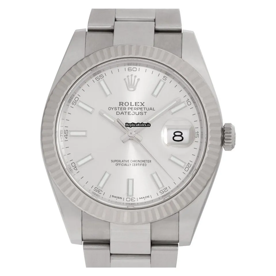 Suitable Fake Rolex Datejust II 126334 Automatic Movement 41mm Steel Case Mens/unisex Watch - Image 7