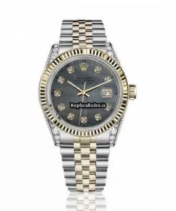 Ideal Replica Rolex Lady-datejust 68274 Automatic Movement 31mm Gold/steel Case Womens Watch