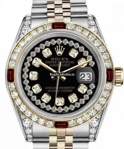 Attractive Replica Rolex Datejust 16013 Automatic Movement 36mm Gold/steel Case Mens/unisex Watch