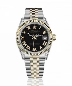 Excellent Replica Rolex Lady-datejust 69173 Automatic Movement 26mm Gold/steel Case Womens Watch