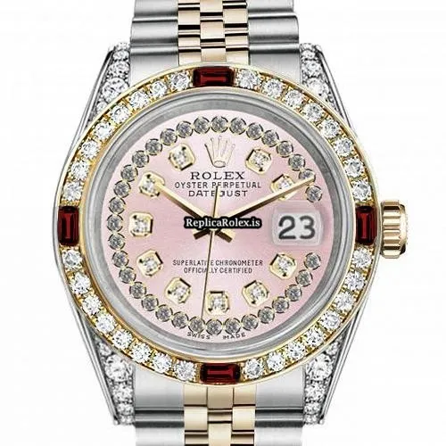 Fantastic Replica Rolex Lady-datejust 69173 Automatic Movement 31mm Gold/steel Case Womens Watch