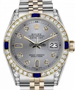 Marvellous Replica Rolex Datejust 16013 Automatic Movement 36mm Gold/steel Case Mens/unisex Watch
